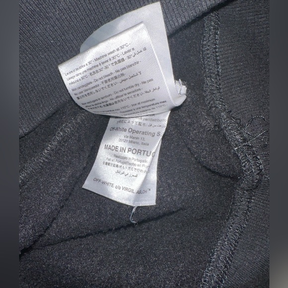 OFF WHITE x VLONE Every living creative dies alone Crewneck mens XS - Picture 10 of 15